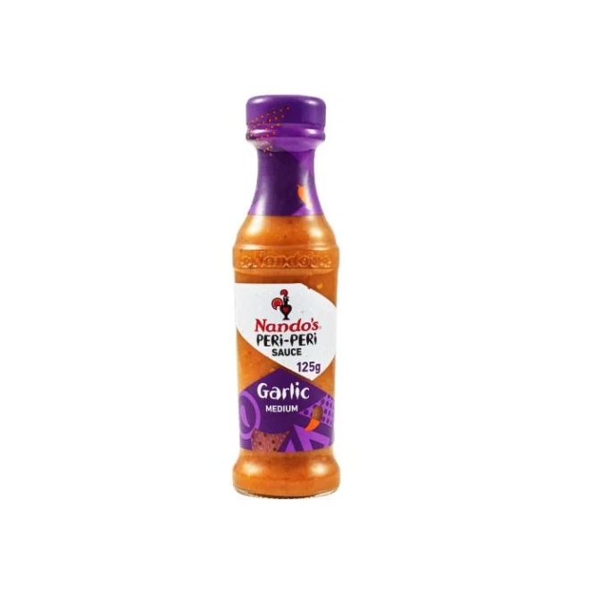 NANDO'S PERI-PERI SAUCE GARLIC MEDIUM 125G