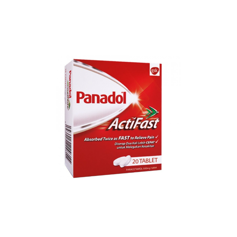 PANADOL ACTIFAST 20 CAPLETS