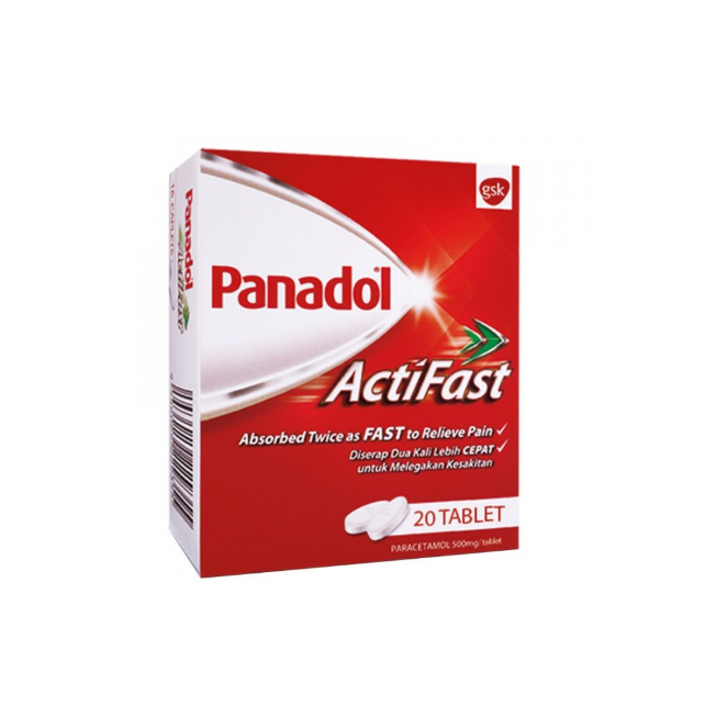 PANADOL ACTIFAST 20 CAPLETS