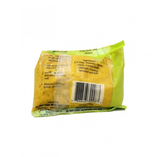 As-Sufi Lemak Cili Padi 200g