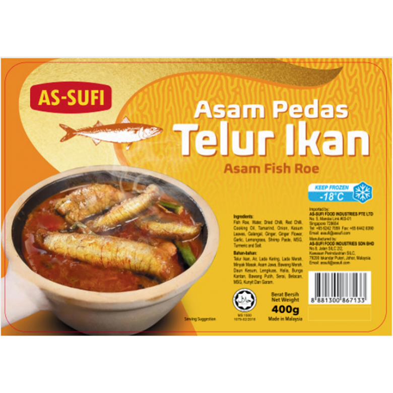 AS SUFI ASAM PEDAS TELUR IKAN