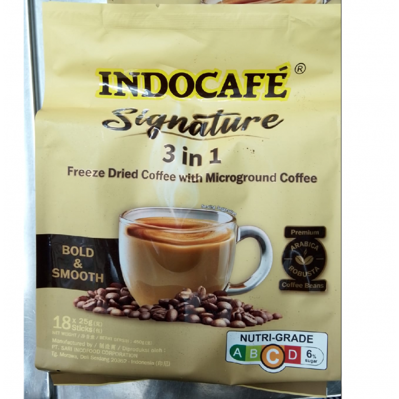 INDOCAFE SIGNATURE 3 IN 1 18S X 25 STICKS