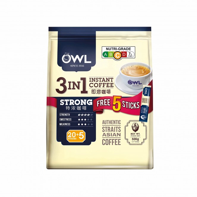 Owl Strong 3in1 Coffee (20 Sticks)