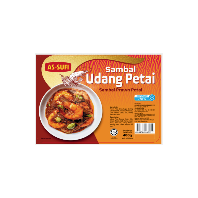 AS SUFI SAMBAL UDANG PETAI 400G