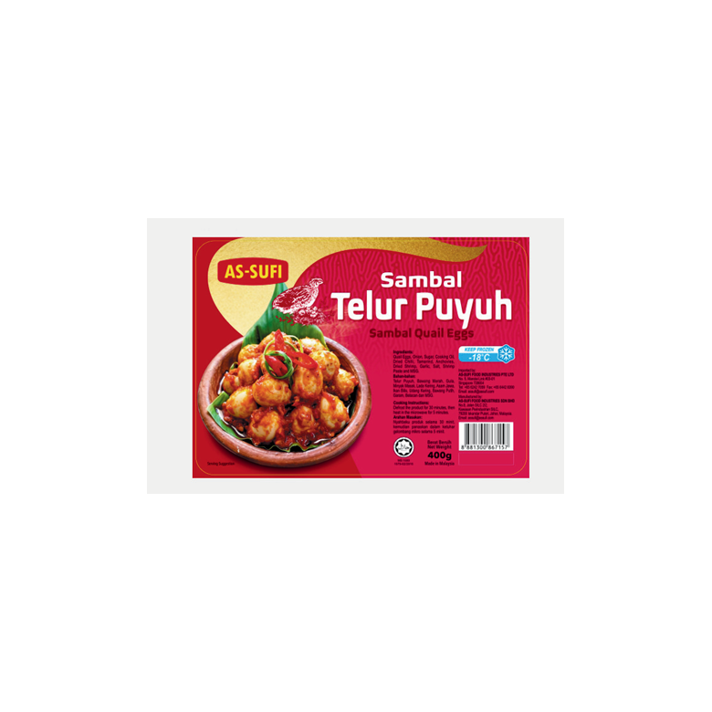 AS SUFI SAMBAL TELUR PUYUH 400G