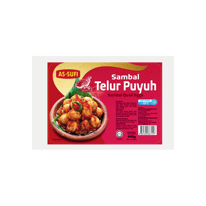 AS SUFI SAMBAL TELUR PUYUH 400G
