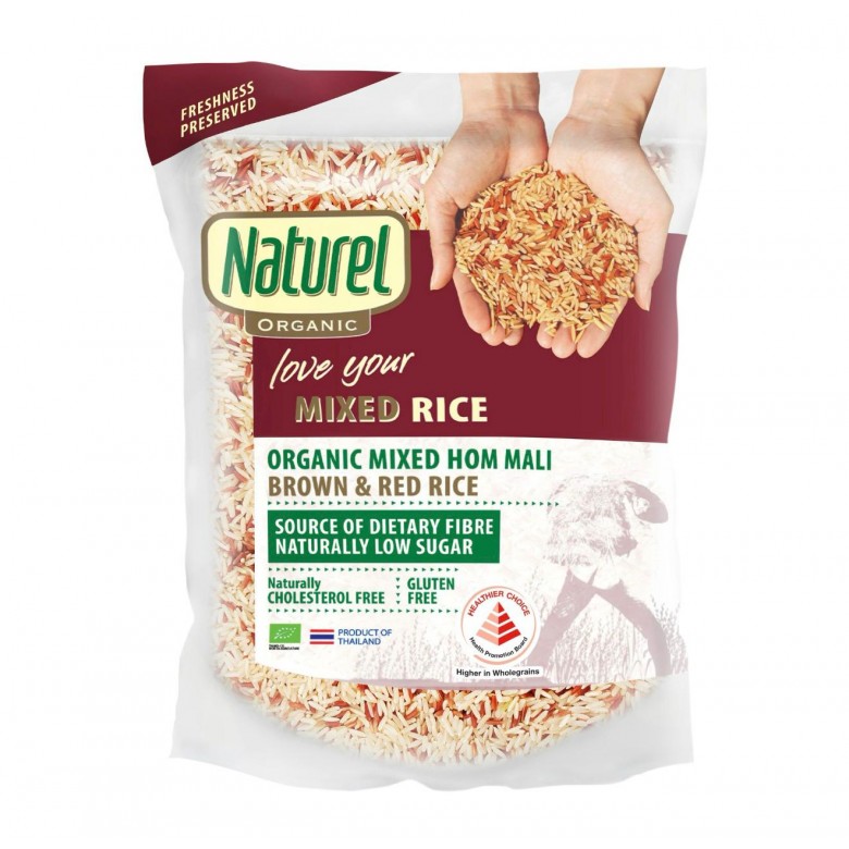 Naturel Organic Mixed Rice Brown & Red Rice 2kg