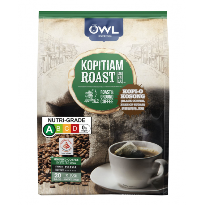 Owl Kopi-O Kosong (20 Bags)