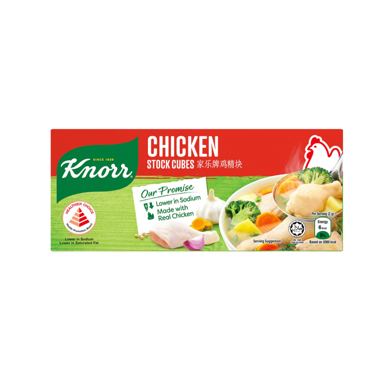 KNORR CHICKEN CUBE 120G