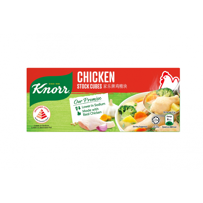 KNORR CHICKEN CUBE 120G