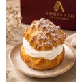 ADDIXTED PUFFS - DURIAN CREAM PUFF 25PCS