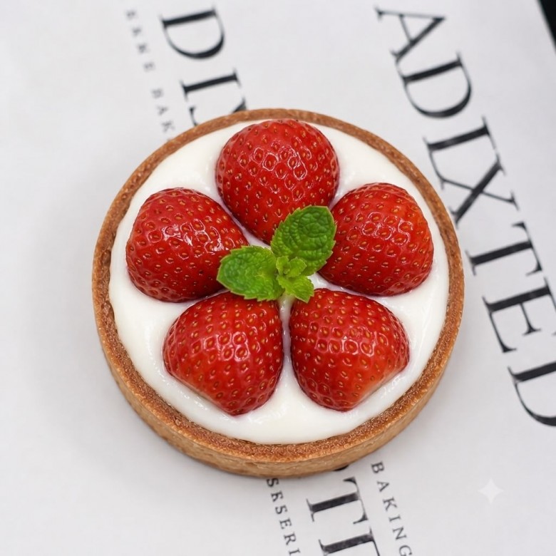 ADDIXTED FRENCH FRUIT TART [STRAWBERRY] 4PCS