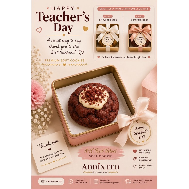 [STANDARD] LIMITED TEACHER'S DAY GIFT NYC RED VELVET