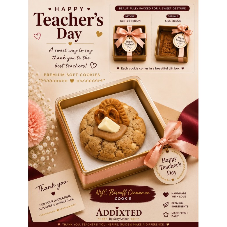 [STANDARD] LIMITED TEACHER'S DAY GIFT NYC BISCOFF CINNAMON