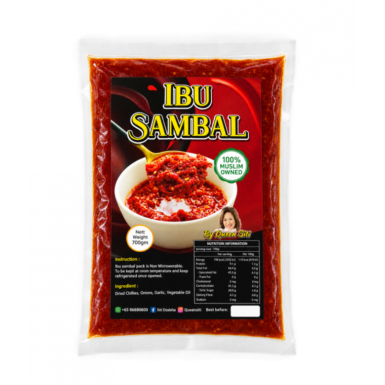 IBU SAMBAL BY QUEEN SITI 700GM
