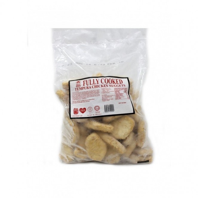 Bibik Fully Cooked Tempura Chicken Nuggets 1kg