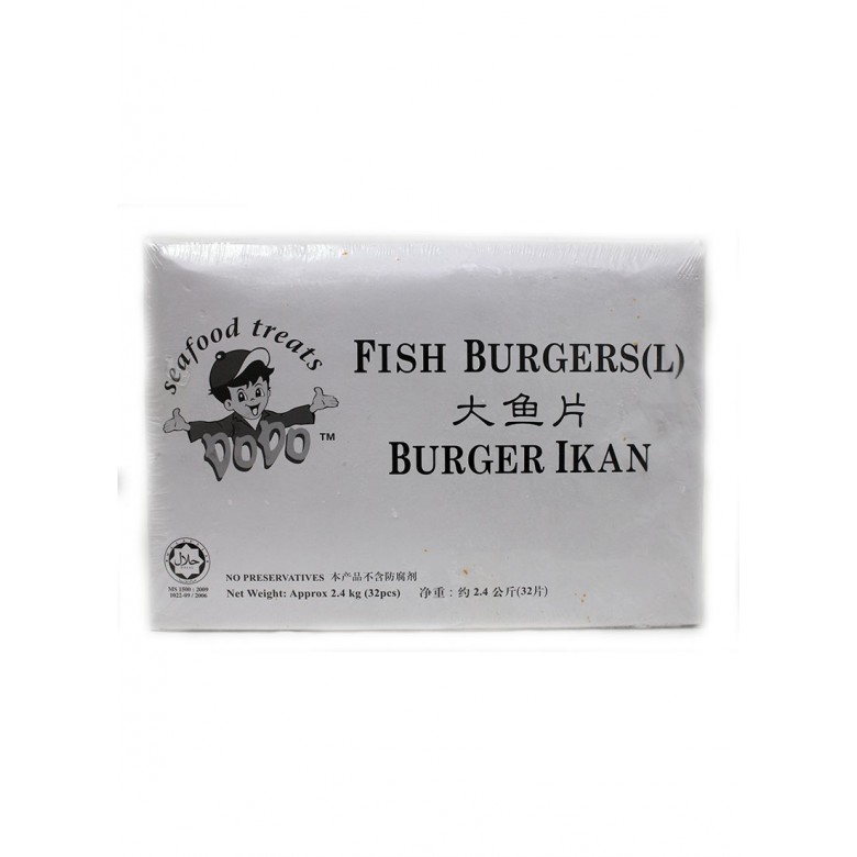 Dodo Fish Burgers (L) 32pcs