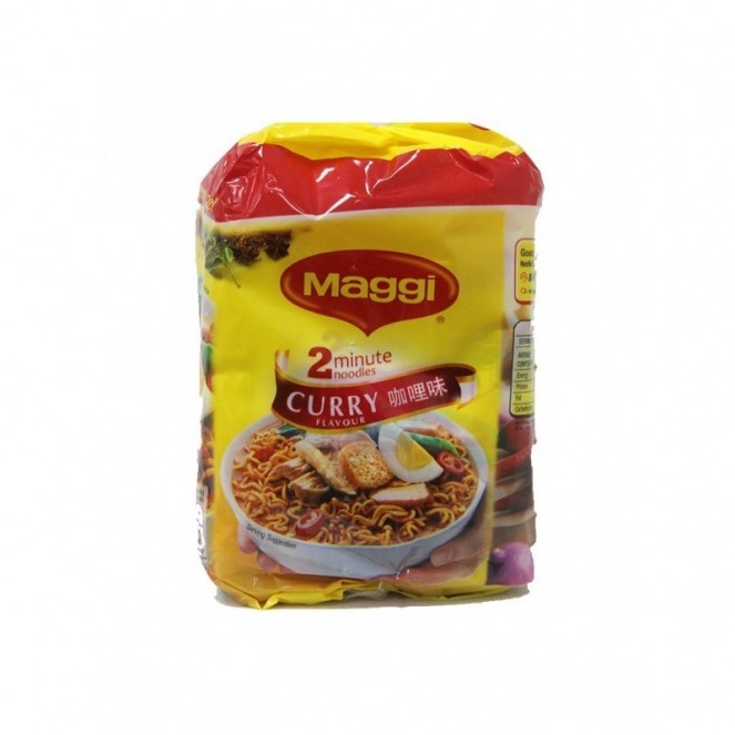 Maggi Curry Flavour Instant Noodle (5x79g)