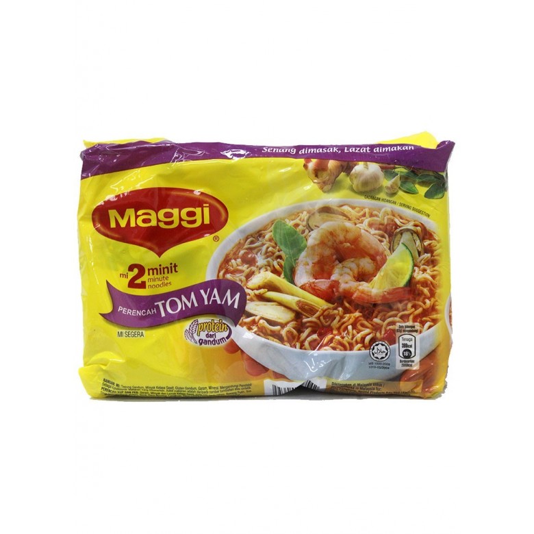 Maggi Tom Yam Flavour Instant Noodle 5x80g