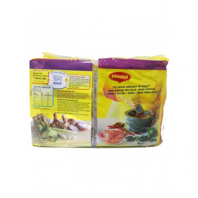 Maggi Tom Yam Flavour Instant Noodle 5x80g