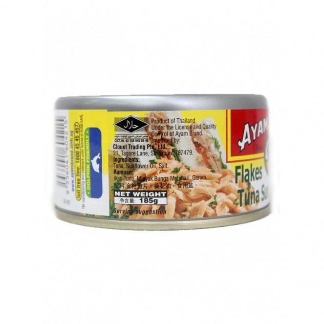 Ayam Brand Flakes Tuna Sunflower Oil 150g