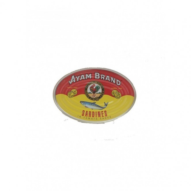 Ayam Brand Sardine In Tomato Sauce 215g (Oval can)