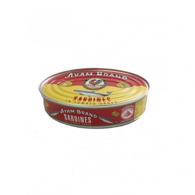 Ayam Brand Sardine In Tomato Sauce 215g (Oval can)