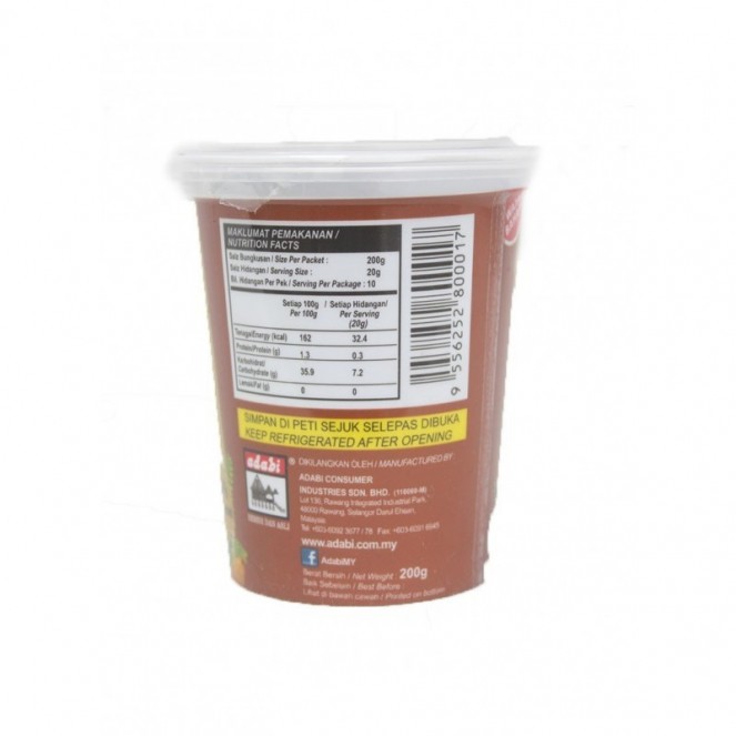 Adabi Asam Jawa Xtra Seedless Tamarind 200g