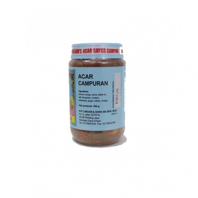 Lingam's Mixed Pickles 350g