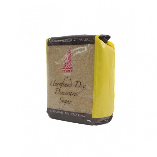 Pagoda Unrefined Dry Demerara Sugar 500g