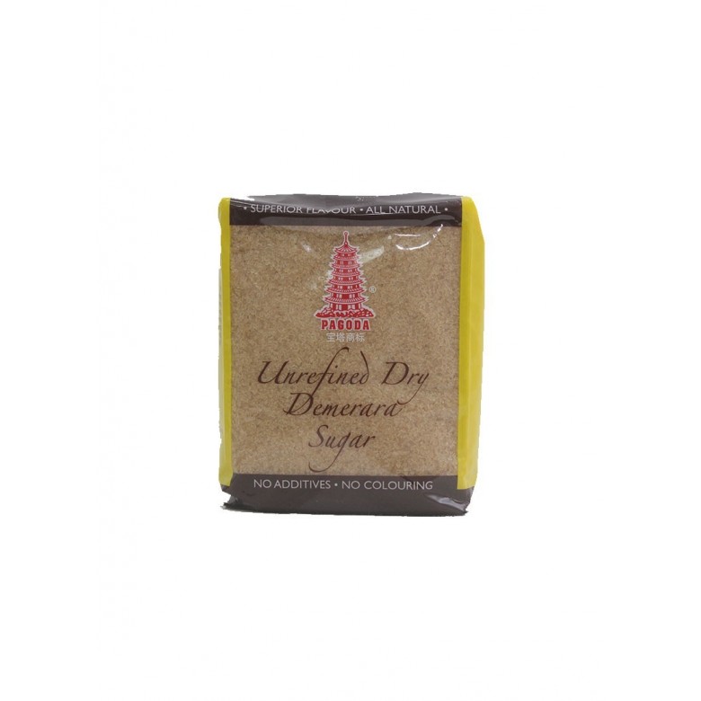 Pagoda Unrefined Dry Demerara Sugar 500g