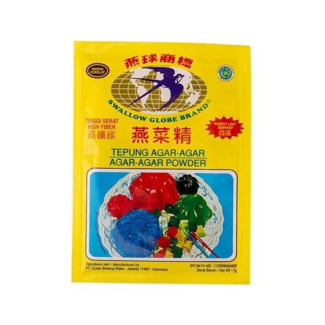 Serbuk Agar-Agar Powder Red 10g