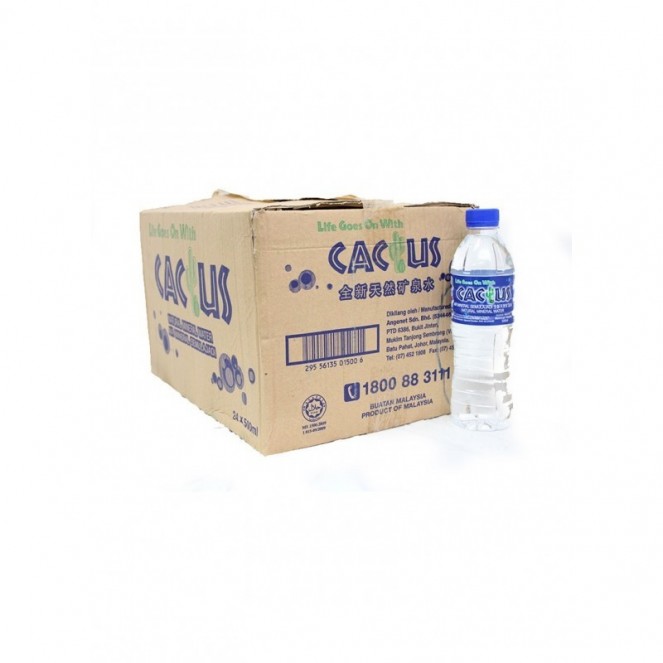 Cactus Mineral Water 24x500ml