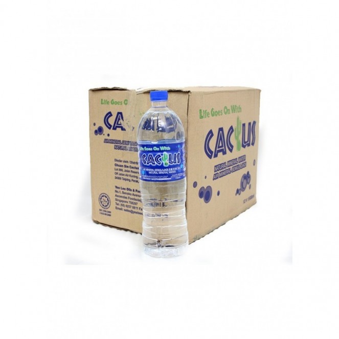 Cactus Mineral Water 12x1.5L