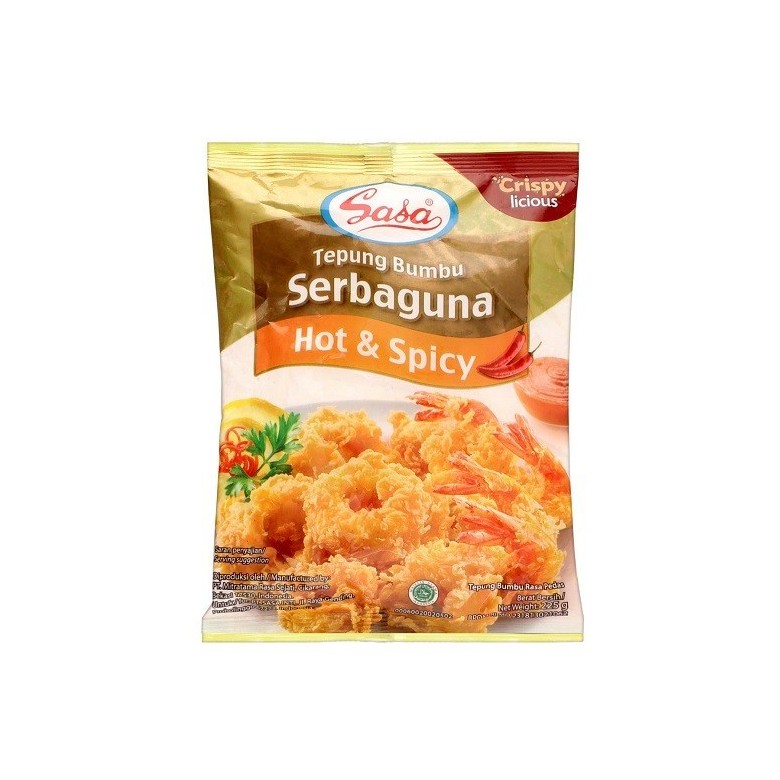 Sasa Tepung Bumbu Serbaguna Hot & Spicy 225g