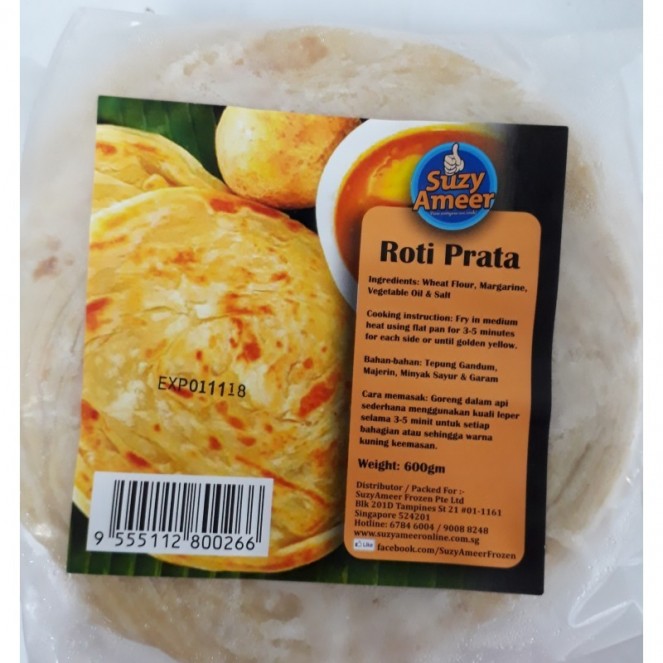 SuzyAmeer Roti Prata 10pcs