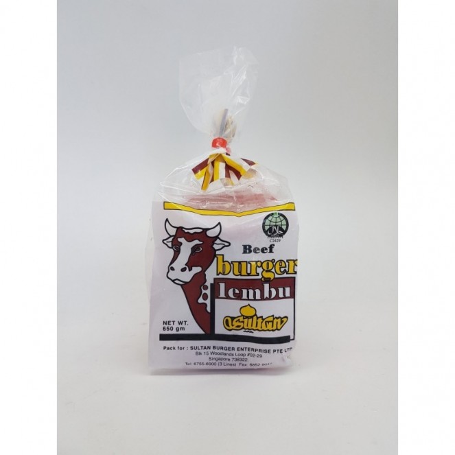 Sultan Beef Burger 650g