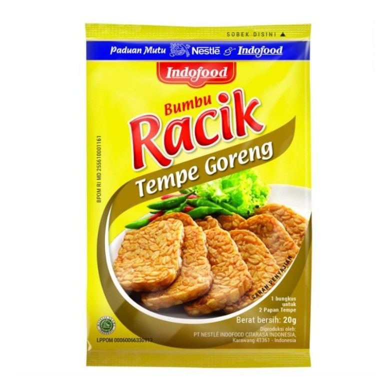 INDOFOOD BUMBU RACIK TEMPE GORENG 20GX5 SACHETS