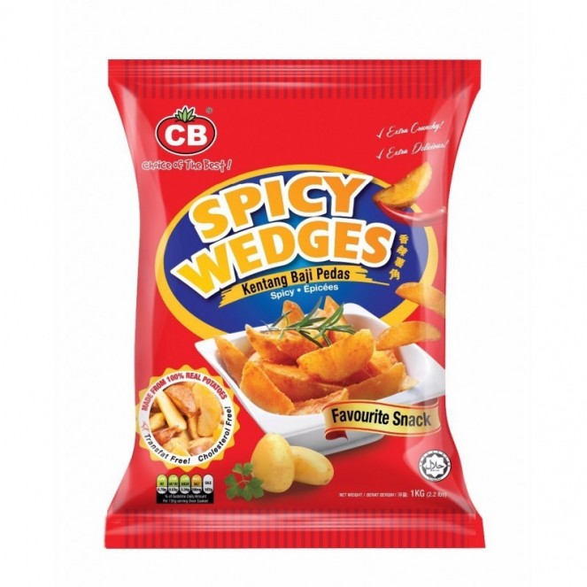 CB Spicy Wedges 1kg