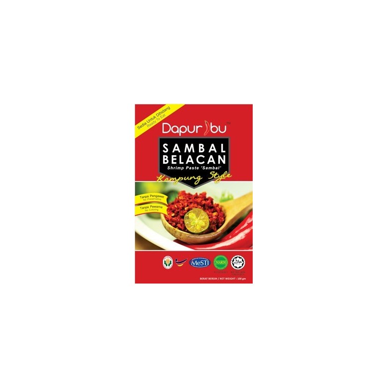 Dapur Ibu Sambal Belacan Kampung Style 100g