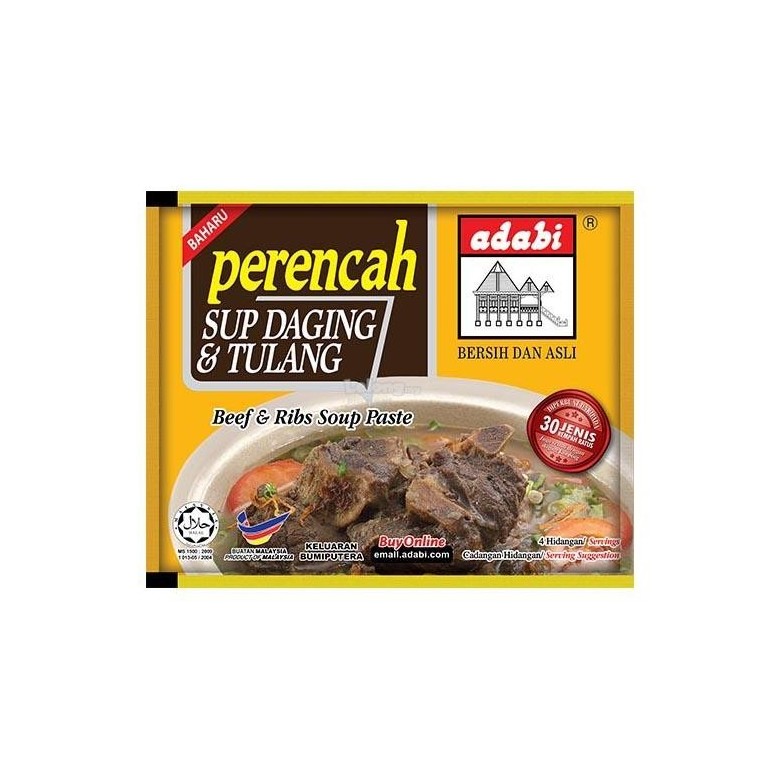 Adabi Perencah Sup Daging & Tulang 40g