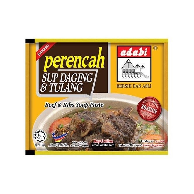 Adabi Perencah Sup Daging & Tulang 40g