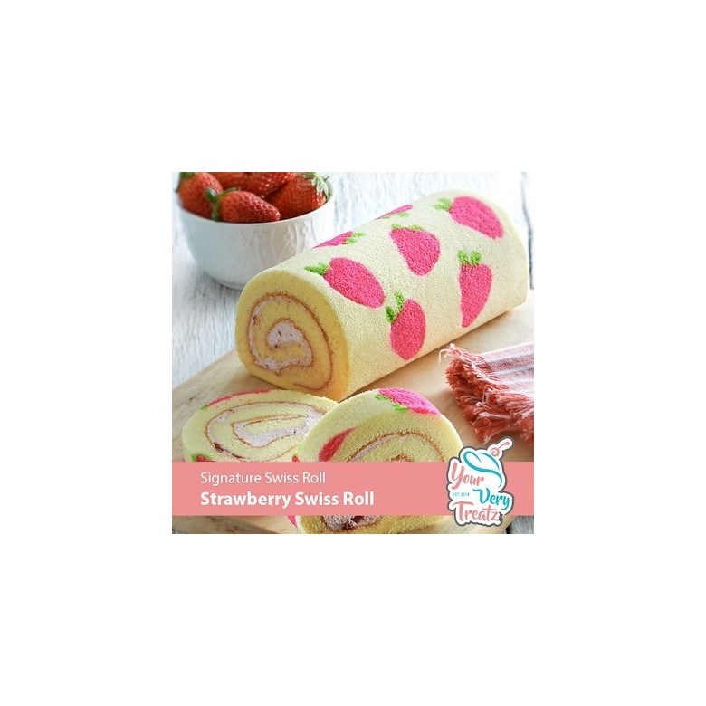 Strawberry Swiss Roll