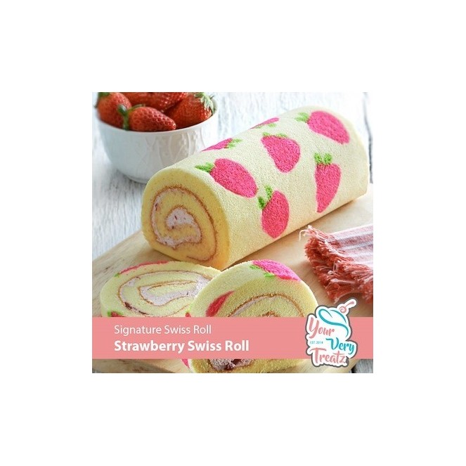Strawberry Swiss Roll