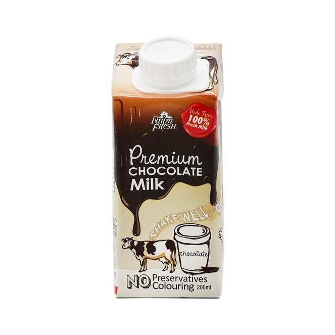 Farm Fresh Premium Chocolate Milk 200ml