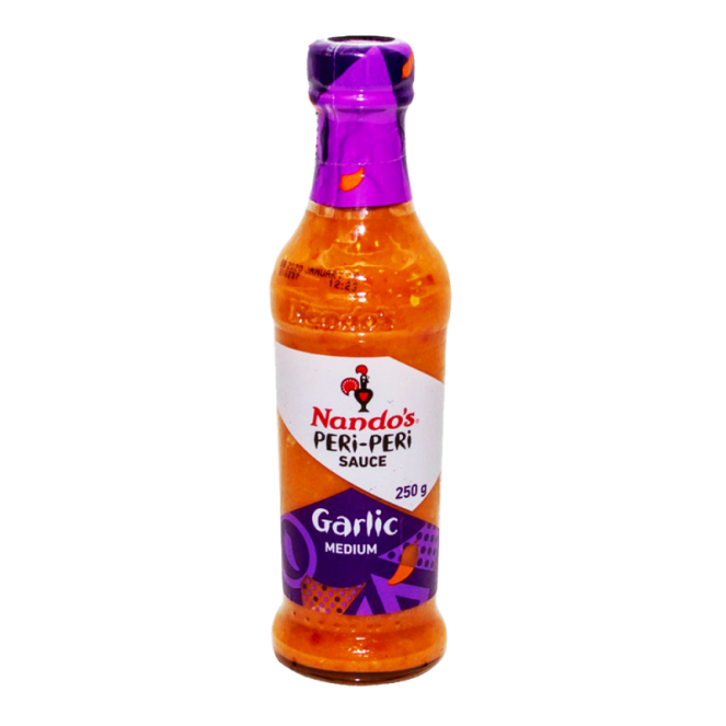 NANDO'S PERI-PERI SAUCE GARLIC MEDIUM 125G