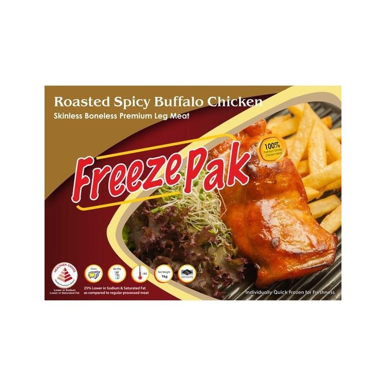 Freezepak Roasted Spicy Buffalo Chicken 1kg