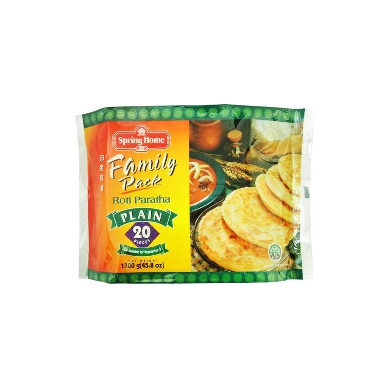 Spring Home Family Pack Roti Paratha Plain 20pcs