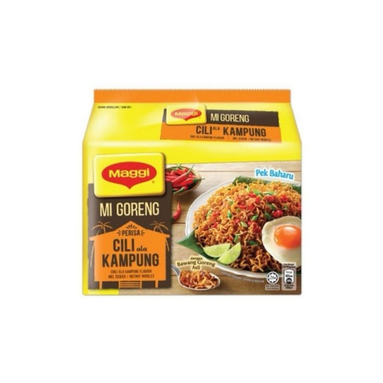 Maggi Mi Goreng Cili Ala Kampung (5X78g)