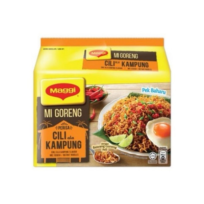 Maggi Mi Goreng Cili Ala Kampung (5X78g)